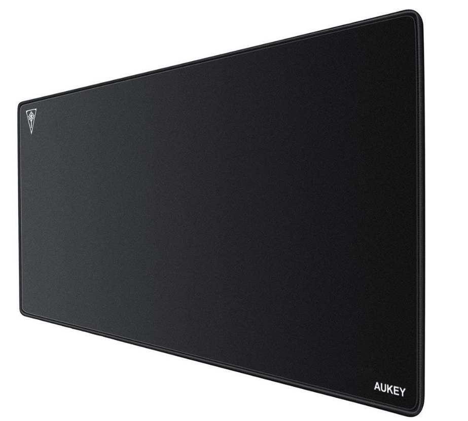 AUKEY Gaming Mouse Pad Large XXL (35.4 x 15.75 x 0.15in) Thick Extended Mouse Mat Non-Slip Spill-Resistant Desk Pad with Special-Textured Surface Anti-Fray Stitched Edges for Keyboard KM-P3
