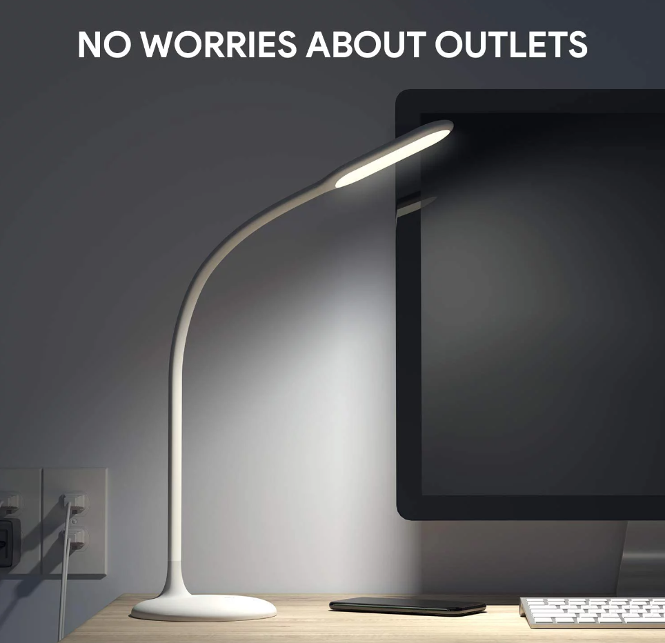 Gladle GL-LT001 360 degree Adjustable Dimmable LED Desk Lamp
