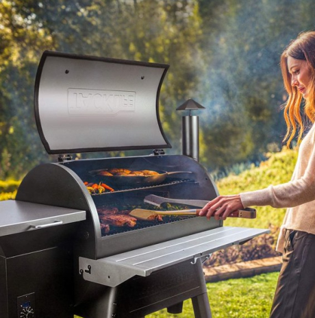 Tacklife 20000BTU Heat Ideal for Wood Pellet Grill and Smoker,8-in-1 BBQ Grill-TKGRILL01
