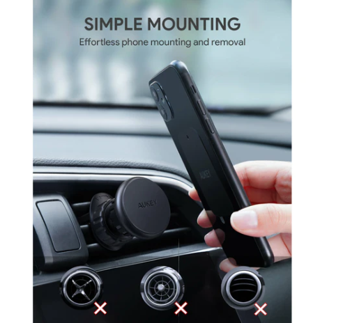 AUKEY HD-C74 Phone Holder for Car with Super Magnetic Mount