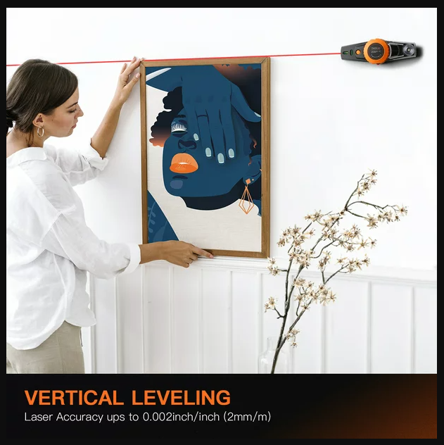TACKLIF Laser Level, Laser Marking Instrument 30Ft- MI01