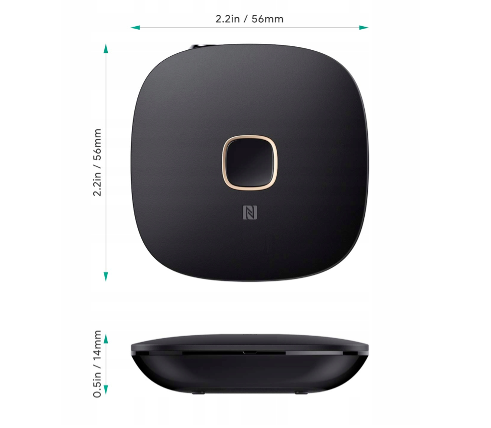 AUKEY Bluetooth Receiver CSR 8635 4.1 NFC BR-C16