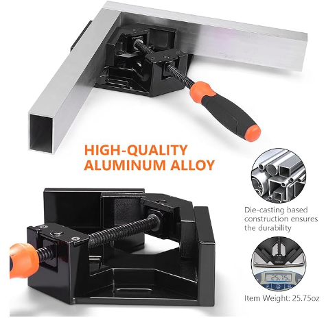 Tacklife Home Appliances High-Quality Aluminum Alloy Material Angle Clamp HAC3A