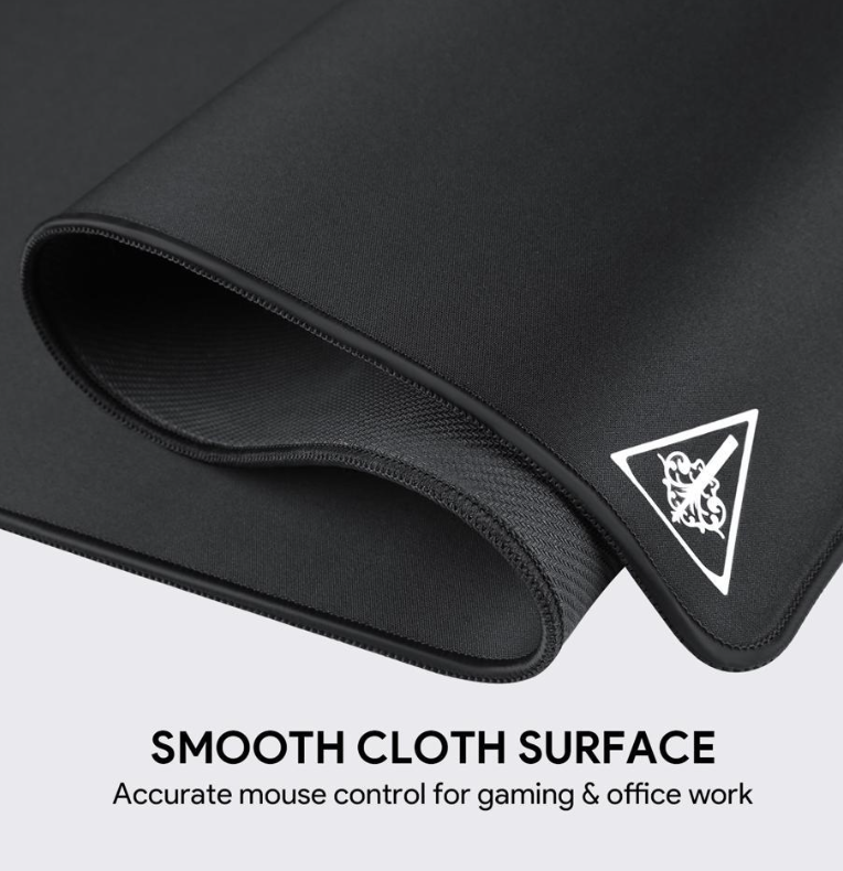 AUKEY Gaming Mouse Pad Large XXL (35.4 x 15.75 x 0.15in) Thick Extended Mouse Mat Non-Slip Spill-Resistant Desk Pad with Special-Textured Surface Anti-Fray Stitched Edges for Keyboard KM-P3