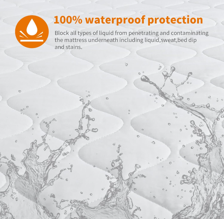 Heated Mattress Pad King Size 76*80in(193*203cm), Quilted Cotton Electric Mattress Pad with Two Heating Digital Controllers, 6 Heat Setting, 9 Hours Auto Shut Off, 50cm Deep All Around Elastic Pocket-OWF-FSK