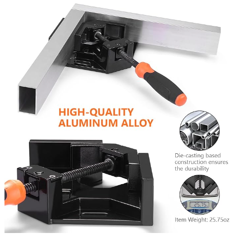 Tacklife Home Appliances High-Quality Aluminum Alloy Material Angle Clamp HAC3A