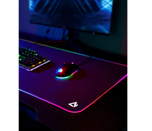 AUKEY KM-P7 RGB Gaming Mouse Pad Extended Soft Led 35.4 × 15.7 inches