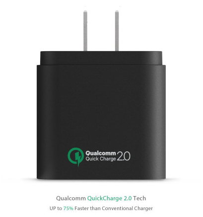 Aukey PA-U28 Turbo USB Qualcomm Quick Charge 2.0 US Wall Charger