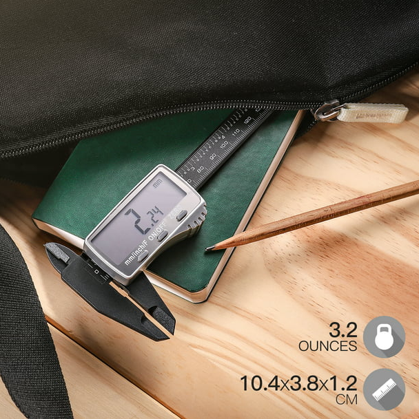 TACKLIFE Digital Caliper, 6 Inch Plastic Vernier Caliper with LCD Display-DC01