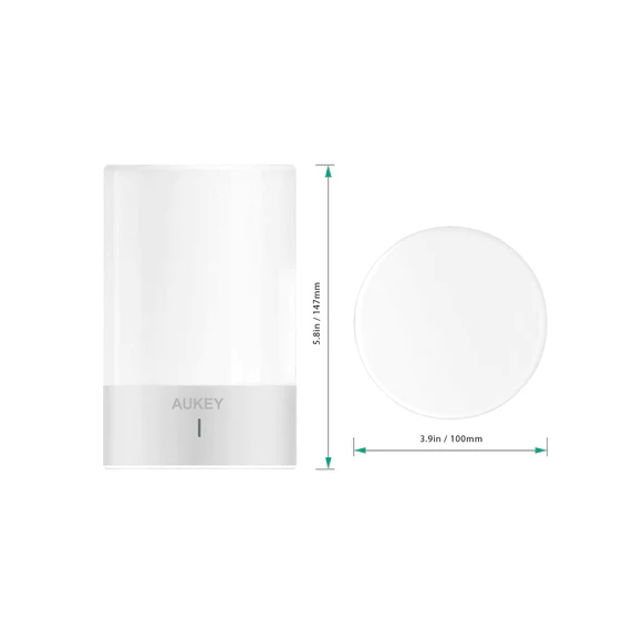 AUKEY LT-ST21 RGB Table Bedside Lamp Rechargeable Lamp