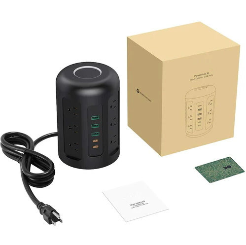 AUKEY PA-S24 Power Strip Tower XL 17 Ports Power Strip Tower