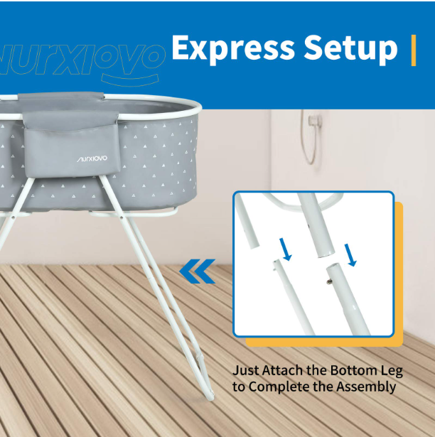 NURXIOVO Elevated Folding Dog Bath Tub and Wash Station for Bathing, Shower, and Grooming, Foldable and Portable, Indoor and Outdoor, Perfect for Small and Medium Size Dogs, Cats and Other Pet