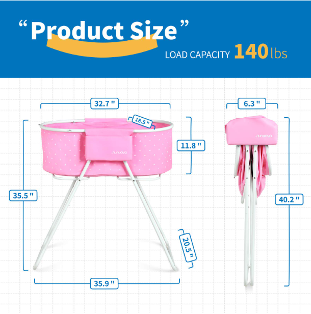 NURXIOVO Elevated Folding Dog Bath Tub and Wash Station for Bathing, Shower, and Grooming, Foldable and Portable, Indoor and Outdoor, Perfect for Small and Medium Size Dogs, Cats and Other Pet
