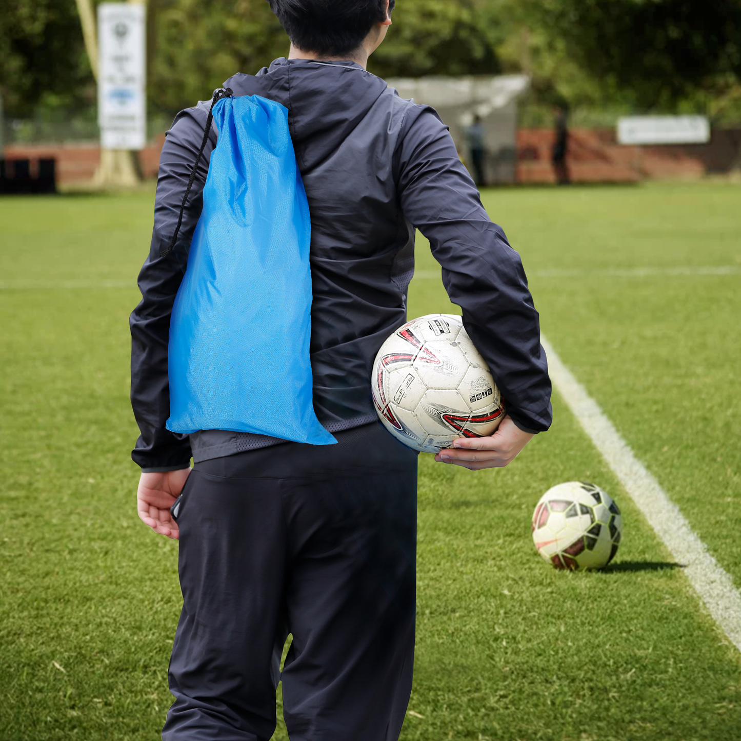 intey Soccer Goal 6 Ft. 6' In. x 3 Ft. 3 In. Portable Soccer Net with Carry Bag for Games and Training for Kids and Teens