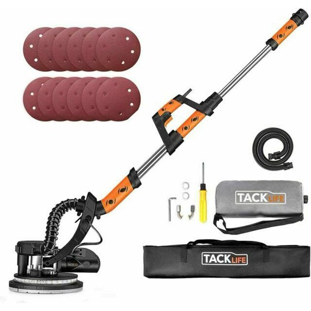 Tacklife-PDS03AS-Wall Sanding Machine 6.7A(800W) Motor with Adjustable Angle and Variable Speeds