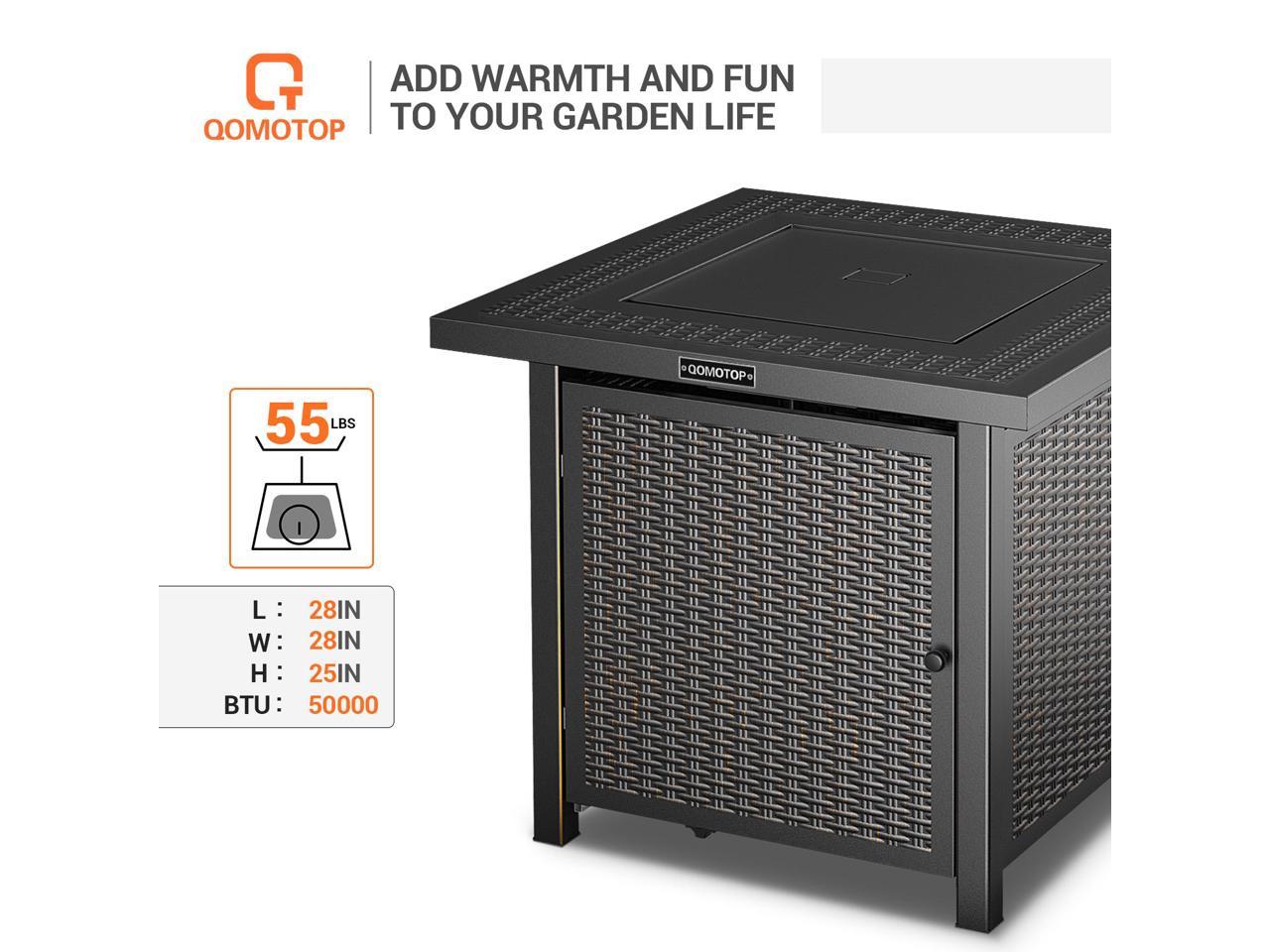 QOMOTOP Propane Fire Table GFP02T