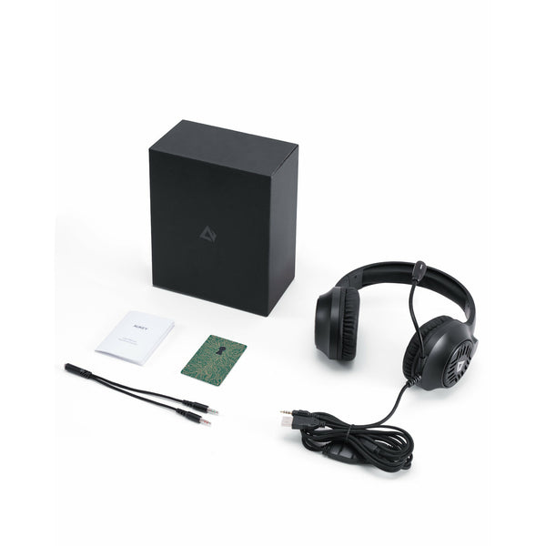 AUKEY GH-X1 RGB Gaming Headset w/Stereo Sound 50MM Drivers Noise Canceling Mic