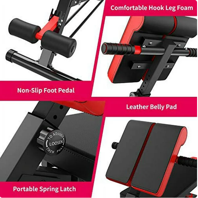 Murtisol Adjustable Weight Bench Full Body Workout Foldable Incline Decline Strength Training for Home Gym - 5012400600