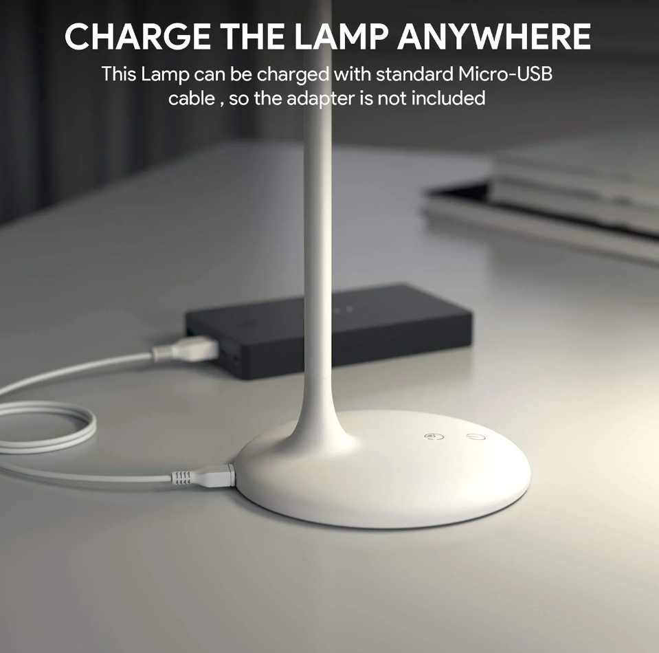 Gladle GL-LT001 360 degree Adjustable Dimmable LED Desk Lamp