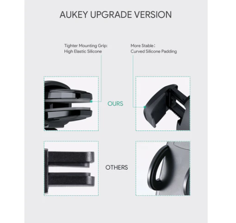 AUKEY HD-C48 Car Mount Phone Holder Strong Suction Easy One Touch Lock/Release