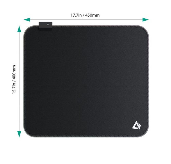 Aukey KM-P8 RGB Gaming mouse pad 45x40cm WATERPROOF