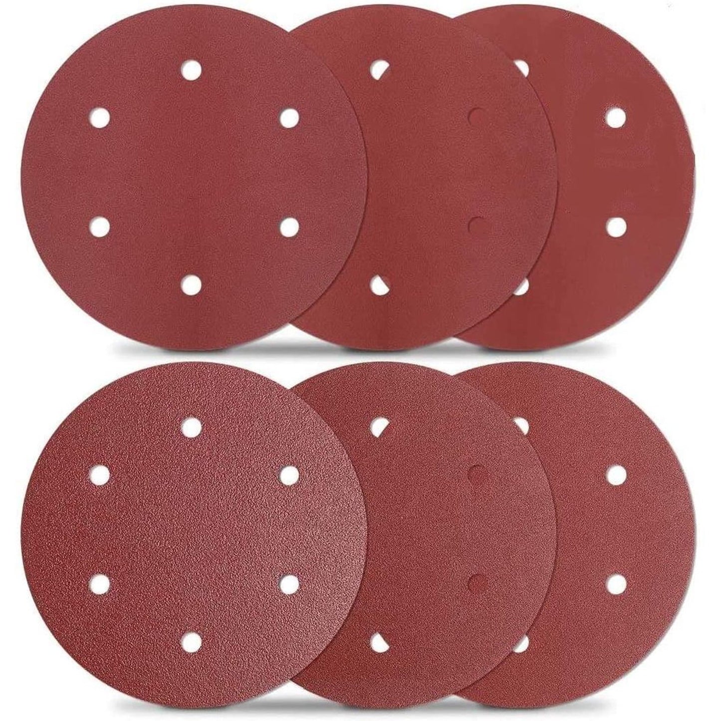 TACKLIFE 9-Inch/225mm 30PCS 6-Hole Sanding Abrasive Discs for Drywall Sander - ASD5A