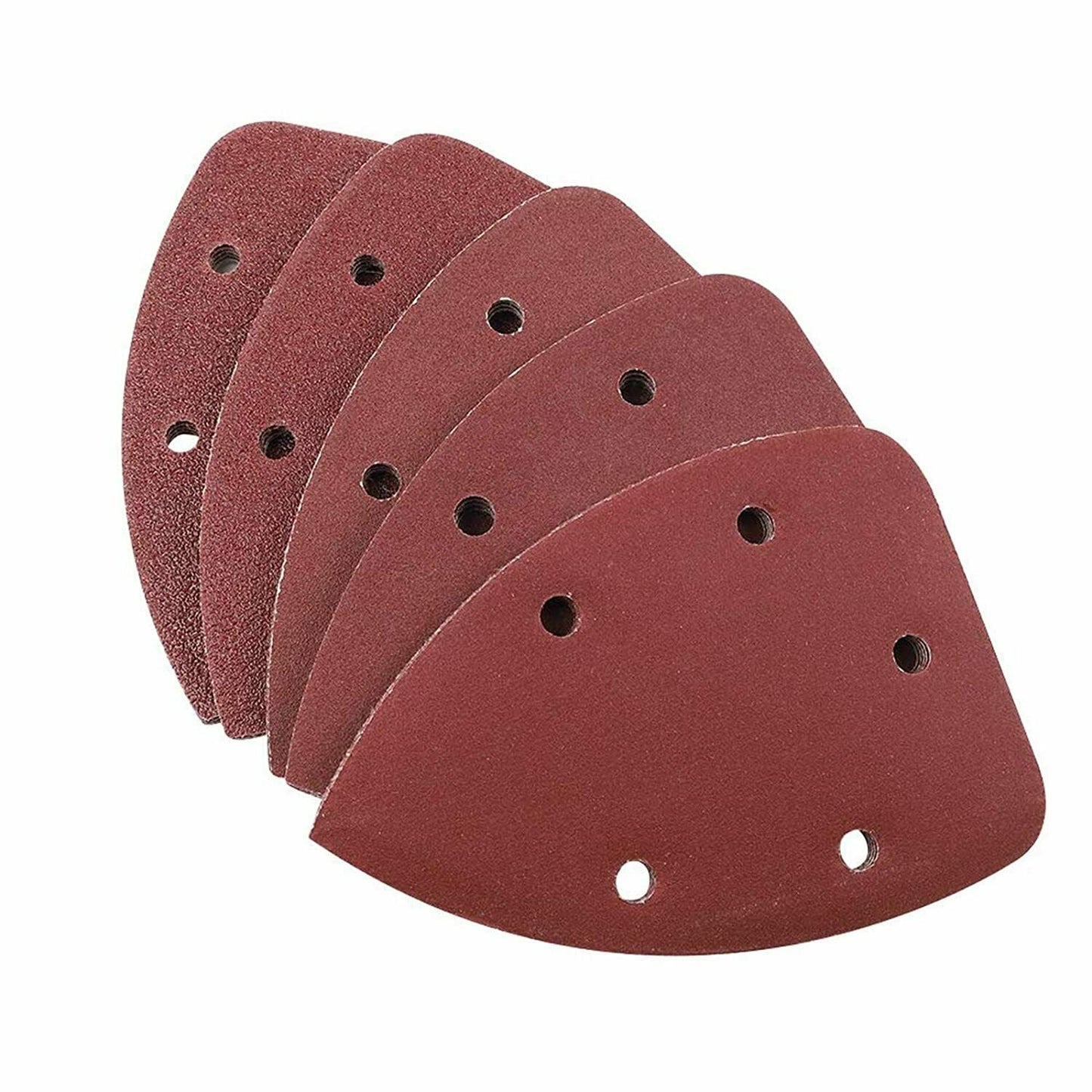 SATC Mouse Sander Sandpaper Pads 120 240 Grit Assorted, 50PCS Hook and Loop Sanding Paper Sheets for Mouse Detail Sander