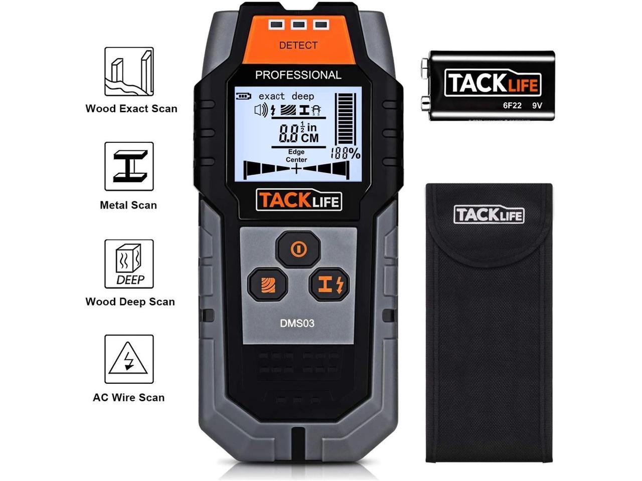 TACKLIFE DMS03 4 in 1 Center Finding Electronic Wall Detector Finders - DMS03